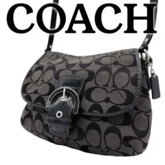 ★COACH★ コーチ ソーホー ショルダーバッグ シグネチャー ブラック