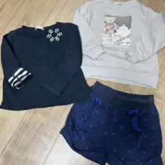 ニット、トレーナー 等3点セット　110サイズ　ニットプランナー、anyFAM