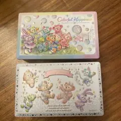 ダッフィー＆フレンズ20周年カラフルハピネスチョコレート缶(中身なし)