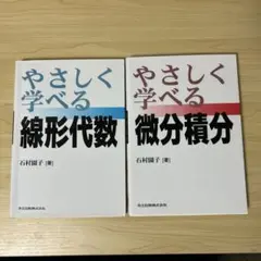 やさしく学べる微分積分 線形代数 2冊セット 石村園子