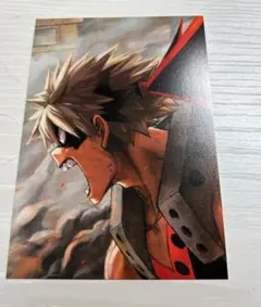 ヒロアカ 原画展 三方背ケース入りポストカード 爆豪勝己