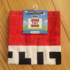 Minecraft TNT ハンドタオル 34×35cm　綿100%