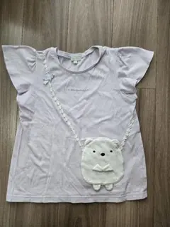すみっコぐらし Tシャツ 140cm パープルのサムネイル