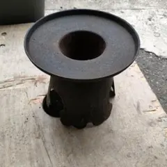 鉄製　薄端　花器　池坊　御玄猪のサムネイル