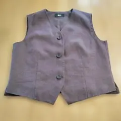 ユニクロUリネンベストタグ無し