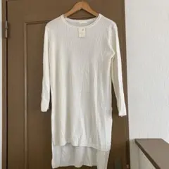 earth music & ecology アイボリー ニットワンピース