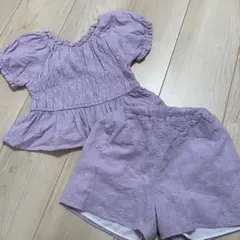 ベビー　キッズ　プティマイン　セットアップ　100