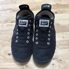 Onitsuka Tiger ブラック スリッポン　23.0cm