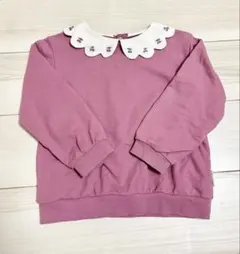 襟付き トレーナー