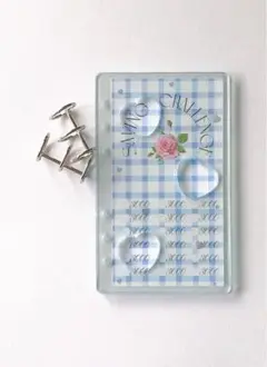 レジン バインダー　A6　saving challenge セービング　貯金