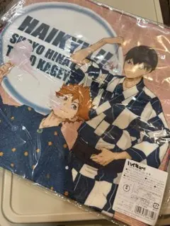 ハイキュー　夏祭り大判ハンカチ　日向•影山