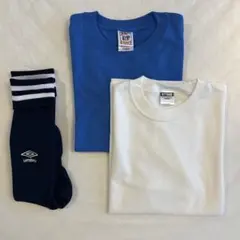 キッズ　Tシャツ　umbro サッカーソックス　3点セット　140