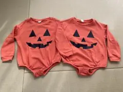 SHEIN パンプキンロンパース セット