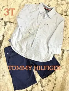 Tommy Hilfiger シャツ＆ショートパンツセット 3T