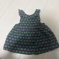 &pal アンドパル　花柄フリル付きベビーシャツ