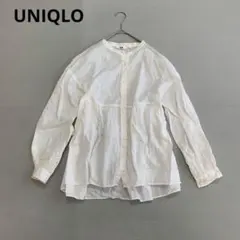 バンドカラーブラウス