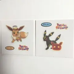 ポケモンパン　イーブイ　ブラッキー　シール　ハロウィン限定