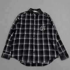 【THEBLACKEYEPATCH】 アイパッチ シャツ 刺繍 XL チェック