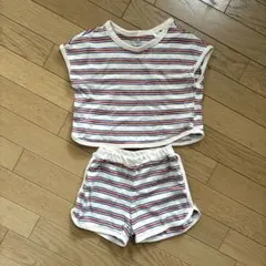 セットアップボーダー半袖半ズボン夏服春服ベビー赤ちゃん西松屋