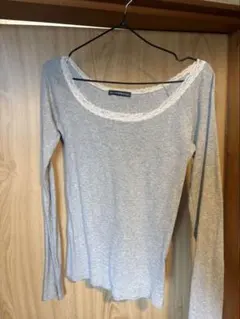 BRANDY MELVILLE グレー長袖トップス