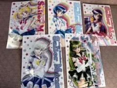 セーラームーン ファミリーマート　A5両面クリアファイル全5種