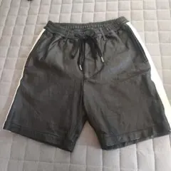 monkey time ブラック レザー ショートパンツのサムネイル