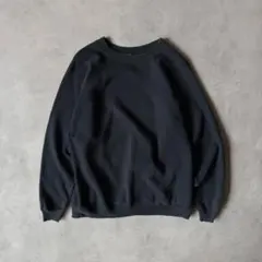 90s USA製 Hanes ヴィンテージ ラグラン スウェット 無地 ブランク