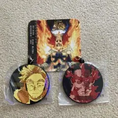 僕のヒーローアカデミア　コースター　ラバーチャーム　エンデヴァー　ホークス