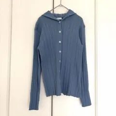 JEANASIS カーディガン　リブフーディ　ニット　650172のサムネイル