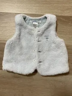 familiar ベビーベスト　70 水色