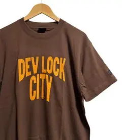 美品 90's 00's 初期☆Devilock 裏原 半袖Tシャツ L 茶色のサムネイル