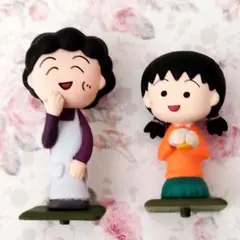 レア★ちびまる子ちゃん一家団らんジオラマ フィギュア お母さん・お姉ちゃん