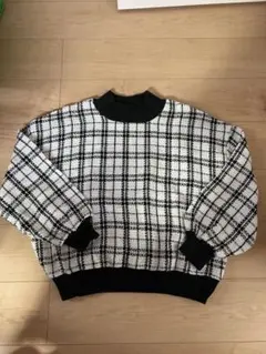 GRL グレイル チェック柄 ニット セーター