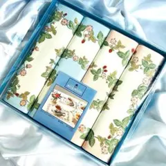 【新品未使用】WEDGWOOD ワイルドストロベリー　ティーマット4枚セットのサムネイル