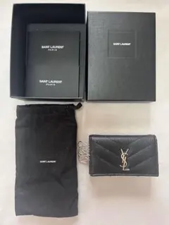 新品未使用 SAINT LAURENT黒キーケース