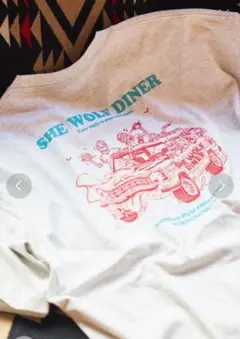 限定展開 シーウルフダイナー 別注 ビッグシルエット バックプリントTシャツ