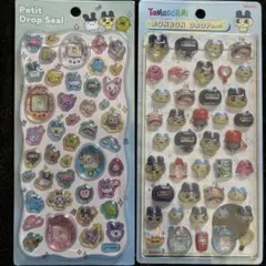 たまごっち 2枚セット Petit Drop ボンボンドロップシール　まめっちのサムネイル