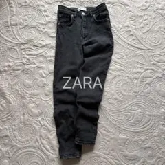 ZARA ブラック スキニーデニム ハイウエスト
