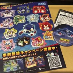ソニックレーシング クロスワールド 缶バッジ ソニック
