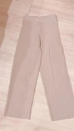 MilaOwen♡リブ編みベージュパンツ