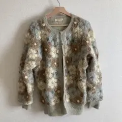 古着　ニットカーディガン