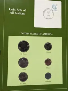 完全未使用　フランクリンミント　アメリカ　貨幣セット　6種　プルーフ貨幣のサムネイル