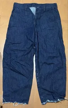 UNIQLOJeans ダークブルー デニムパンツ　ストリート y2k