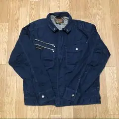 メンズ ネイビー ジャケット ジャンパー ブルゾン M