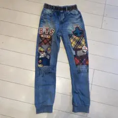 HYSTERIC MINI パッチワーク ライクデニムパンツのサムネイル