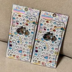 【2枚セット】ぷくぷく あわわちゃん ジュエルプチドロップ シール ストーンつき