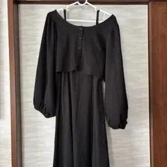 タイムセール✨rps レディース2WAYトップス付きのキャミワンピ　フリーサイズ