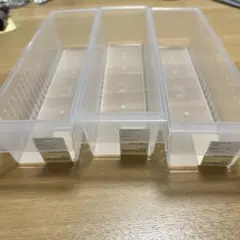 無印良 冷蔵庫整理トレー 中 ３個