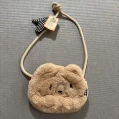 【ZARA】ふわふわ クマ ポーチ バッグ ポシェット