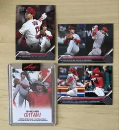 4枚セット　TOPPS NOW　Leaf　大谷翔平　エンゼルス